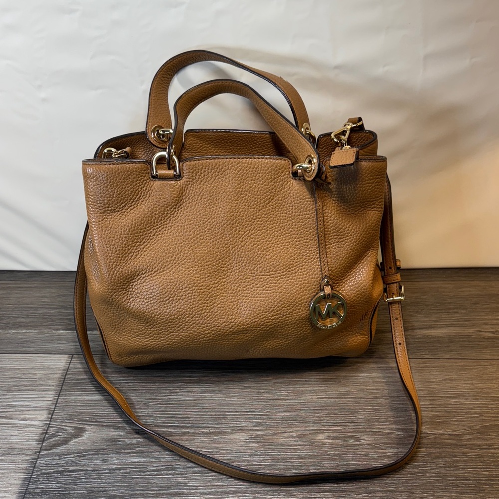 Michael Kors brown Leather satchel bag